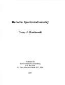 Cover of: Reliable spectroradiometry