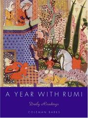 Cover of: A year with Rumi by Coleman Barks