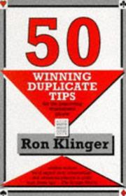 50 winning duplicate tips for the improving tournament player by Ron Klinger