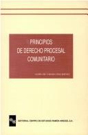 Cover of: Principios de derecho procesal comunitario by María del Carmen Díaz Jiménez, María del Carmen Díaz Jiménez