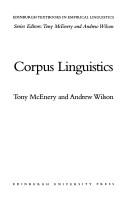 Cover of: Corpus linguistics