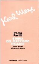 Cover of: Storia del marxismo italiano by Paolo Favilli