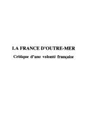 Cover of: La France d'Outre-Mer by Fabienne Federini