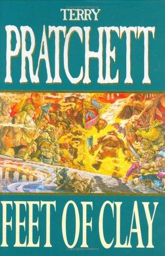 The book cover for Feet of Clay (Discworld, #19)