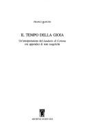 Cover of: Il tempo della gioia by Franco Mancini