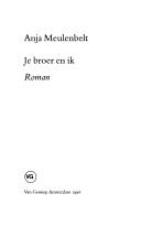 Cover of: Je broer en ik: roman