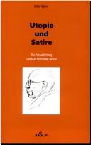 Cover of: Utopie und Satire by Jutta Kepser