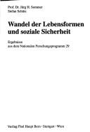 Cover of: Wandel der Lebensformen und soziale Sicherheit by Jürg H. Sommer