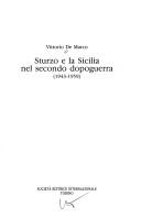 Cover of: Sturzo e la Sicilia nel secondo dopoguerra (1943-1959)
