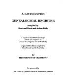 Cover of: A Livingston genealogical register by Howland Davis