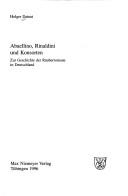 Cover of: Abaellino, Rinaldini und Konsorten by Holger Dainat