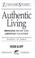 Cover of: Authentic living