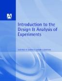 Cover of: Introduction to the design and analysis of experiments