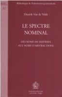 Le spectre nominal by Danièle Van de Velde