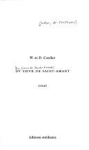 Du Sieur de Saint-Amant by W. Cordier