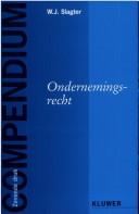 Cover of: Compendium van het ondernemingsrecht by W. J. Slagter