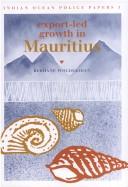Cover of: Export-led growth in Mauritius by Berhanu Woldekidan