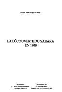 Cover of: La découverte du Sahara en 1900