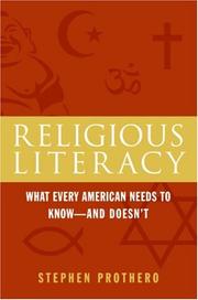 Religious Literacy by Stephen Prothero