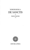 Cover of: Introduzione a De Sanctis