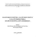 Cover of: Kaupunkisuunnittelu, kaupunkiuudistus ja kaupunkipolitiikka by Jussi Jauhiainen