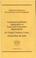 Cover of: General conditions applicable to loan and guarantee agreements