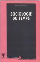 Cover of: Sociologie du temps