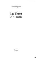 Cover of: La Terra è di tutti