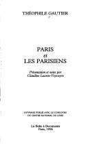 Paris et les Parisiens by Théophile Gautier