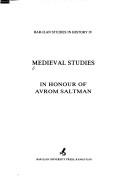 Cover of: Medieval studies in honour of Avrom Saltman | 