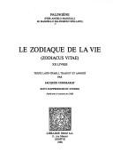 Cover of: Le zodiaque de la vie (Zodiacus vitae) by Marcello Palingenio Stellato