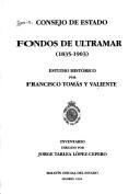 Cover of: Fondos de ultramar (1835-1903)