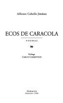 Cover of: Ecos de caracola by Alfonso Cabello Jiménez