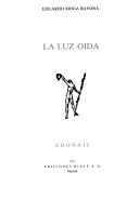 Cover of: La luz oída