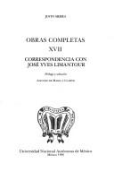 Cover of: Correspondencia con José Yves Limantour by Sierra, Justo
