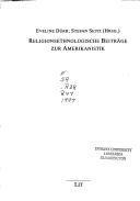 Cover of: Religionsethnologische Beiträge zur Amerikanistik