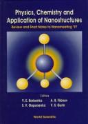Cover of: Physics, chemistry and application of nanostructures: review and short notes to Nanomeeting '97