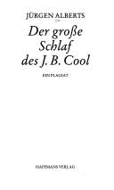 Cover of: Der grosse Schlaf des J.B. Cool: ein Plagiat