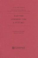 Has the common law a future? by J. Beatson