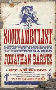 Cover of: The Somnambulist (Gollancz) by Jonathan Barnes