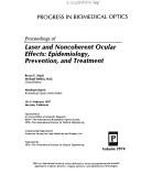 Cover of: Proceedings of laser and noncoherent ocular effects: epidemiology, prevention, and treatment : 10-11 February 1997, San Jose, California