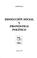 Cover of: Disolución social y pronóstico político