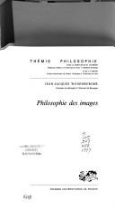 Cover of: Philosophie des images