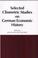 Cover of: Selected cliometric studies on German economic history