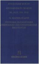 Cover of: Systema elementare universae jurisprudentiae naturalis: in usum praelectionum academicarum adornatum