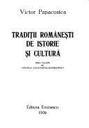 Cover of: Tradiții românești de istorie și cultură