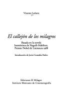 Cover of: El callejón de los milagros: basada en la novela homónima de Naguib Mahfouz, Premio Nobel de Literatura 1988