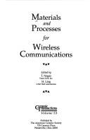 Cover of: Materials and processes for wireless communications