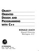 Cover of: Object-oriented design and programming with C++