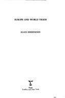 Cover of: Europe and world trade